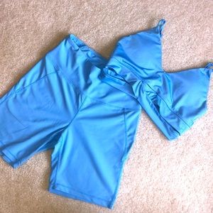 Refuge Biker Shorts & Sports Bra Set